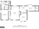 Detailed floor plan showcasing the layout of the second story with dimensions at 140 Crimson Rdg, Tyrone, GA 30290