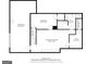 This floor plan highlights the basement, showcasing the recreational room and workshop areas at 140 Crimson Rdg, Tyrone, GA 30290
