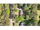 Bird's-eye view showing the home's layout and the surrounding landscape at 653 Locust Rd, Locust Grove, GA 30248
