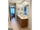 Bathroom with double sinks and a large mirror at 1600 Prospect Pl, Locust Grove, GA 30248