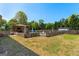 Backyard featuring a gazebo, fence, and partial view of the pool at 4402 Kady Ct, Mcdonough, GA 30252