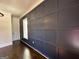 Dining room with navy blue accent wall with white trim and window at 906 Winall Down Ne Rd, Atlanta, GA 30319