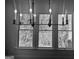 Dining Room chandelier and view of backyard at 906 Winall Down Ne Rd, Atlanta, GA 30319