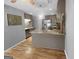 Well-equipped kitchen features stainless steel appliances and an island, perfect for cooking at 100 Little Creek Dr, Sharpsburg, GA 30277