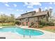 Inviting backyard with a refreshing in-ground swimming pool at 3588 Sw Highridge Dr, Conyers, GA 30094