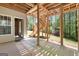 Unfinished basement with walkout access to the beautiful, landscaped backyard at 210 Sweetwater Dr, Fayetteville, GA 30214