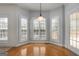 Cozy breakfast nook area featuring natural light and access to the outdoors at 210 Sweetwater Dr, Fayetteville, GA 30214