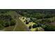 Aerial view of home on large lot at 2060 Dixie Rd, Covington, GA 30014
