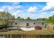Back of house with a patio, manicured landscaping, and a privacy fence at 424 N Green Cir, Mcdonough, GA 30252