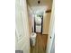 Convenient laundry area with washer and dryer, located in hallway at 2232 Lee Sw St, Covington, GA 30014