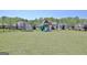 Expansive backyard with a playground, trampoline and lush green lawn, ideal for outdoor activities and Gathering fun at 609 Francis Ave, Peachtree City, GA 30269