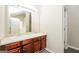 Bathroom features double sinks, a large mirror and updated vanity with plentiful storage at 3675 Arminto Dr, Ellenwood, GA 30294