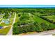 An aerial shot showcases the property's boundaries, set amidst a lush landscape and alongside a road at 20 Rosser Rd, Mcdonough, GA 30252