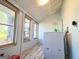 Functional laundry room area with updated appliances and natural light from multiple windows at 20 Rosser Rd, Mcdonough, GA 30252