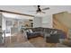 Spacious living room with hardwood floors and seamless access to the kitchen and staircase at 40 Butler Bridge Dr, Mcdonough, GA 30252