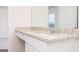 Bathroom with granite vanity, commode, and large mirror at 295 Limestone Circle, Conyers, GA 30013