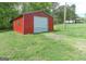 Outbuilding offers versatile space, perfect for storage or hobbies, set in a green yard at 395 Moss Ferry Rd, Villa Rica, GA 30180