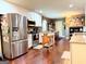 Spacious kitchen with stainless steel appliances and white cabinetry, creating a modern, inviting space at 108 Stonecrest Dr, Carrollton, GA 30116