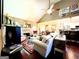 Spacious living room with hardwood floors, a fireplace, and an open layout perfect for entertaining at 108 Stonecrest Dr, Carrollton, GA 30116