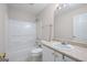 Standard bathroom with a tub and shower combination and a single-sink vanity at 2550 Columbia Crossing Ct, Decatur, GA 30034
