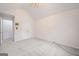 A bright, spacious bedroom featuring carpeted floors, a vaulted ceiling, and a double-door closet at 2550 Columbia Crossing Ct, Decatur, GA 30034