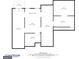 Floor plan of basement with multiple rooms and total square footage at 185 Cold Harbor Ct, Sharpsburg, GA 30277