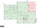 Floor plan showcasing bedrooms, bathrooms, kitchen, living areas, and outdoor spaces, including a screened porch at 230 Haynes Rd, Moreland, GA 30259