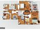 Detailed floorplan showcasing the layout of the home with multiple bedrooms and living areas at 230 Haynes Rd, Moreland, GA 30259