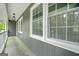 Covered front porch featuring classic details and a welcoming entrance at 3387 Oak Dr, Lawrenceville, GA 30044