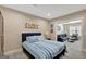 Comfortable bedroom is brightly illuminated with easy access to the living room at 270 Blue Point Pkwy, Fayetteville, GA 30215