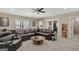 Relaxing living room features a comfortable sectional sofa, decorative accents, and ample natural light at 270 Blue Point Pkwy, Fayetteville, GA 30215