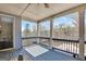 Relaxing outdoor porch with views of the private backyard, perfect for entertaining or unwinding at 270 Blue Point Pkwy, Fayetteville, GA 30215