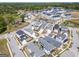 An aerial view of an attractive neighborhood with sidewalks and various home styles and landscaping at 1461 Thomas St, Conyers, GA 30094
