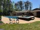 Stunning backyard features an inground pool and jacuzzi, perfect for outdoor entertainment and relaxation at 363 Palmetto Rd, Tyrone, GA 30290