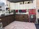 The interior of the shed is clean and organized, with ample storage and a pegboard wall at 363 Palmetto Rd, Tyrone, GA 30290