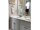 Elegant bathroom featuring a double vanity with modern fixtures and neutral decor at 160 Elysian Dr, Fayetteville, GA 30214