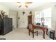 Office with a desk, chair, bookshelf, and a safe at 145 Carrington Ln, Brooks, GA 30205