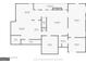 Floor plan of the basement with flex room, kitchen, bathroom, living room, storage, and bedroom at 2351 Rabbit Farm Cir, Loganville, GA 30052