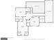 Second floor plan featuring bedrooms, bathrooms, closets, and attic space at 2351 Rabbit Farm Cir, Loganville, GA 30052