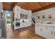 Beautiful kitchen with stainless appliances, ample cabinets, and adjacent dining area at 4383 Pool Rd, Winston, GA 30187