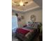 Cozy bedroom with stylish decor, natural light, and wood floors at 1055 Field View Dr, Mcdonough, GA 30253