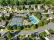 Community amenities include a pool, basketball court, tennis courts, parking, and a green space at 340 Hammersmith Dr, Suwanee, GA 30024