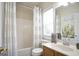 Neat bathroom featuring a shower-tub combo and a neutral color scheme for a clean and functional design at 3417 Double Eagle Dr # Bldg 31, Marietta, GA 30008