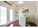 Charming breakfast nook with bar seating and natural light from french doors at 3417 Double Eagle Dr # Bldg 31, Marietta, GA 30008