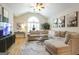 Bright living room featuring a large window, vaulted ceilings, and stylish decor at 3417 Double Eagle Dr # Bldg 31, Marietta, GA 30008