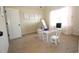 Versatile bedroom as playroom, featuring an art easel, table, and cute teepee at 316 Trulove Lane Lot 35 # 35, Locust Grove, GA 30248