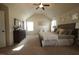 Comfortable main bedroom with vaulted ceilings, soft lighting, and a peaceful ambiance at 316 Trulove Lane Lot 35 # 35, Locust Grove, GA 30248