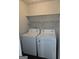 Convenient laundry room with shelving, and a washer and dryer at 1232 Memorial Se Dr, Atlanta, GA 30316