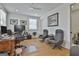 Bright home office with ample natural light and plenty of space for working and relaxing at 175 Central Ave, Fayetteville, GA 30214