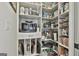 Organized pantry with shelving, drawers, and compartments for storing food, small appliances, and kitchen essentials at 175 Central Ave, Fayetteville, GA 30214